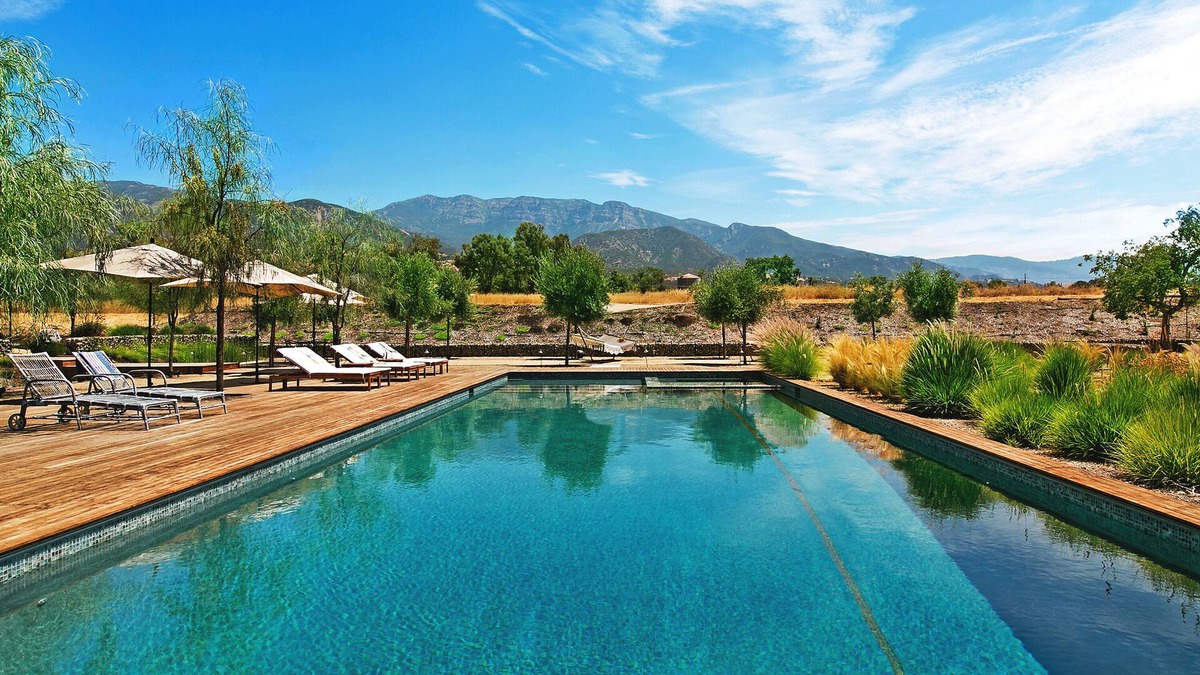Ojai House | Scandinavian Farmhouse w/Infinity Pool, Guest Cabana, Tennis, 10 Acres, Bocce