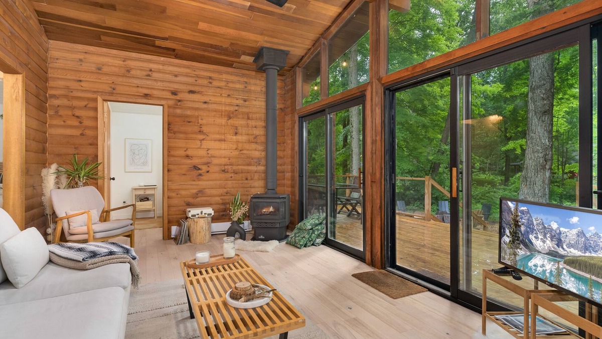 Washago Cabin | Scandinavian Riverfront Cabin Muskoka