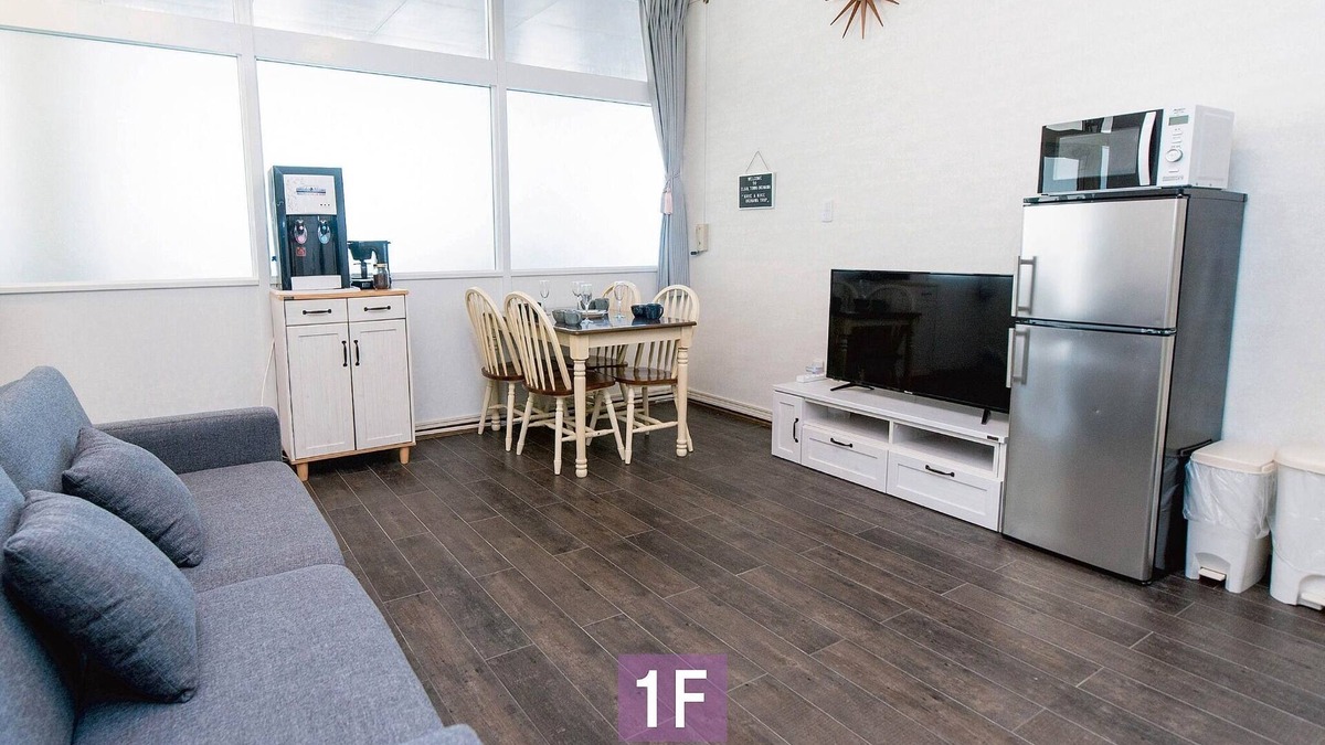 Chatan Apartment | Scandinavian standard corner room on the 1st floo - 1F Nordic Corner House/Nakagami-gun Okinawa