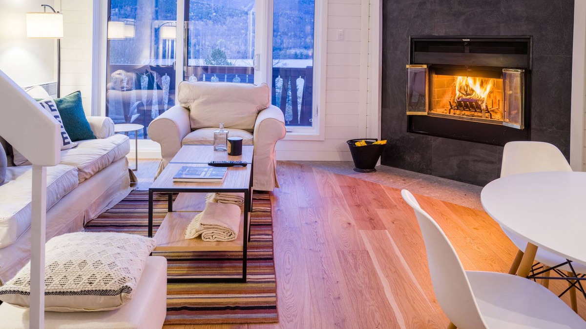 Mont-Tremblant Condo | Scandinavian style 2BDR Mezzanine with Lake and Mountain View