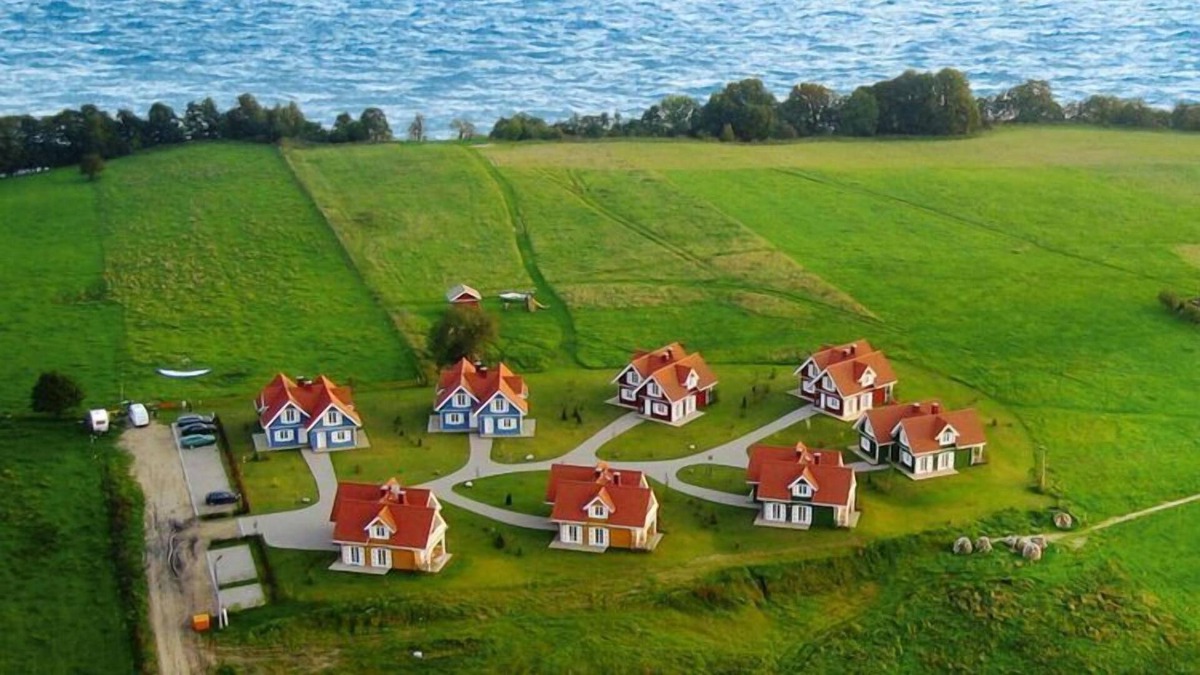 Wegorzewo House | Scandinavian style cottages Mamry, directly by the lake in Trygor