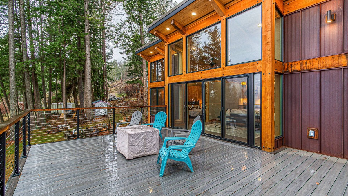 Bayview Cabin | Scenic home with two entrances, mountain & lake views, fireplace, grill & W/D