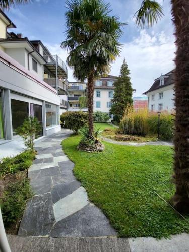 Gersau Apartment | Schöne ruhige Wohnung mit Sicht auf den Innenpark