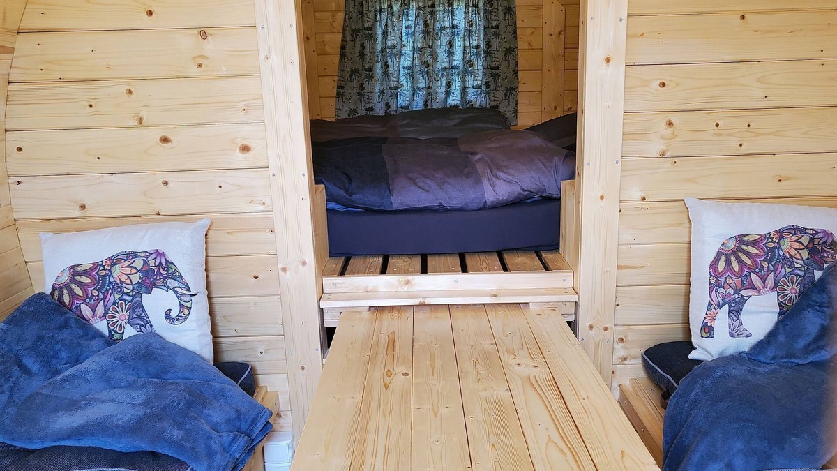 Wahlhausen Apartment | Schlaffass, L440 und D220cm , Max. 2 Schlafplätze