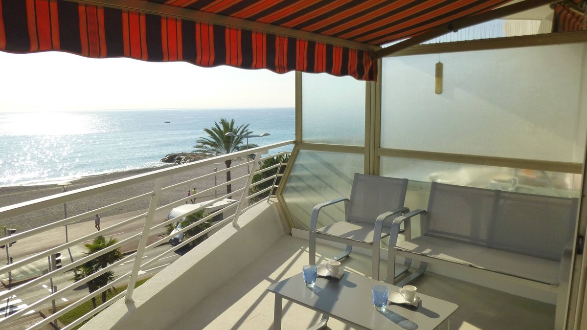 Cros-de-Cagnes Apartment | SEA FACE - EXCEPTIONAL VIEW - luxurious 2 P air conditioned + parking