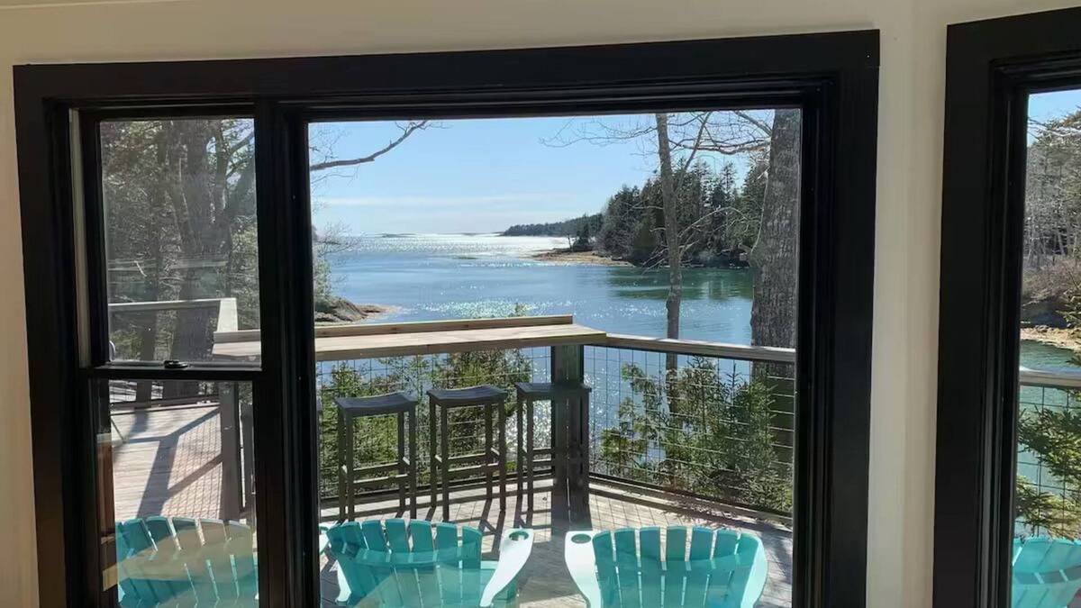 Sebascodegan Island House | Sea Forever! Waterfront, Dog-Friendly Retreat, Seasonal Dock, 12min to Brunswick