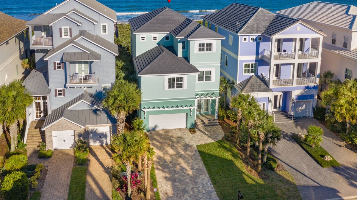 Palm Coast House | Sea Glass – Oceanfront Home with Private Pool in Cinnamon Beach!