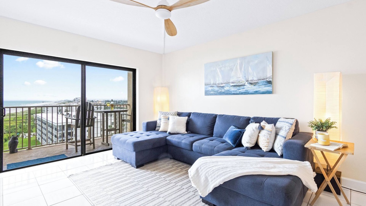 Port Canaveral Condo | Sea, Sun & Serenity | Oceanfront Oasis w/Heated Pool + Top-Floor Balcony! ☀️