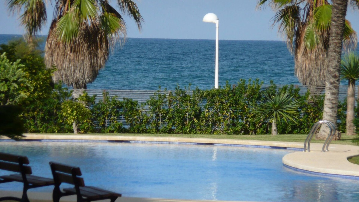 Almadrava Beach Apartment | Sea view apartment in luxury residence with swimming pool & direct access to the beach.