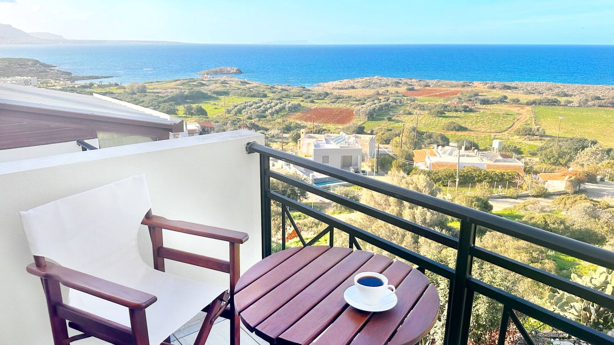 Agia Varvara House | Sea view from each window - Chalet Sissi