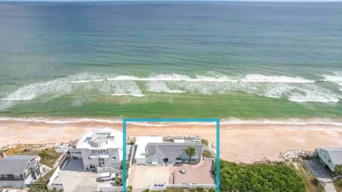 Vilano Beach House | "Seaglass Cottage" - Direct Oceanfront, Vilano beach access near St. Augustine