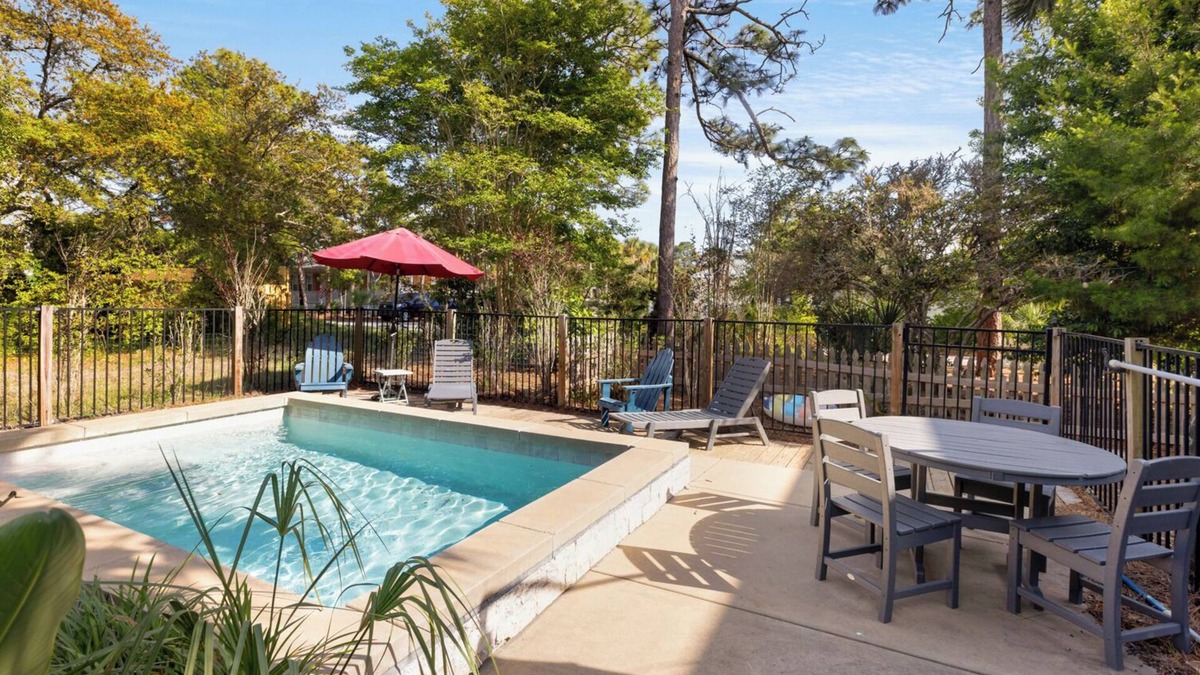 San Juan House | Seagrove - Private Heated Pool - Golf Cart