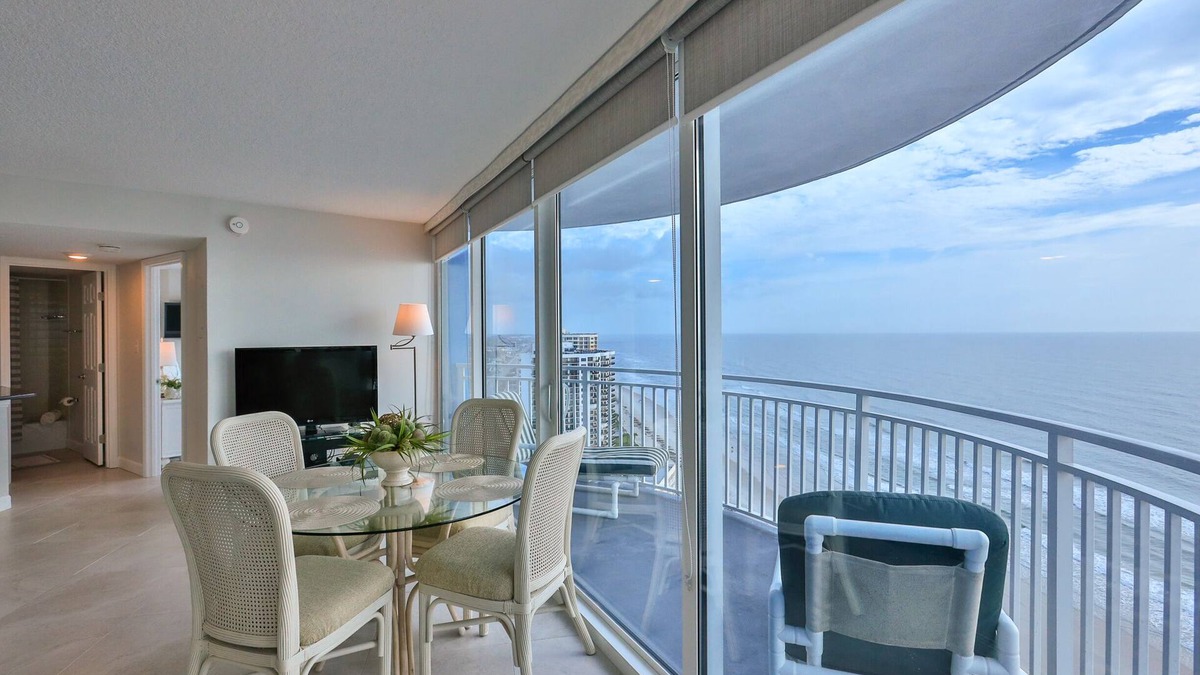 Daytona Beach Shores Condo | SEASIDE JEWEL-Magical Oceanfront 2BR Condo, Pool HotTub, Game Rooms, WiFi