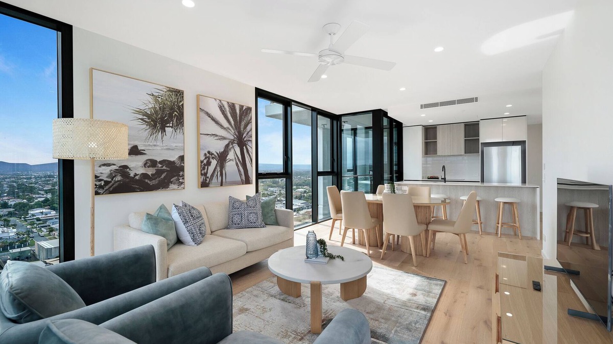 Burleigh Heads Apartment | Seaside sanctuary at Sandbar, where luxury meets breathtaking ocean views.