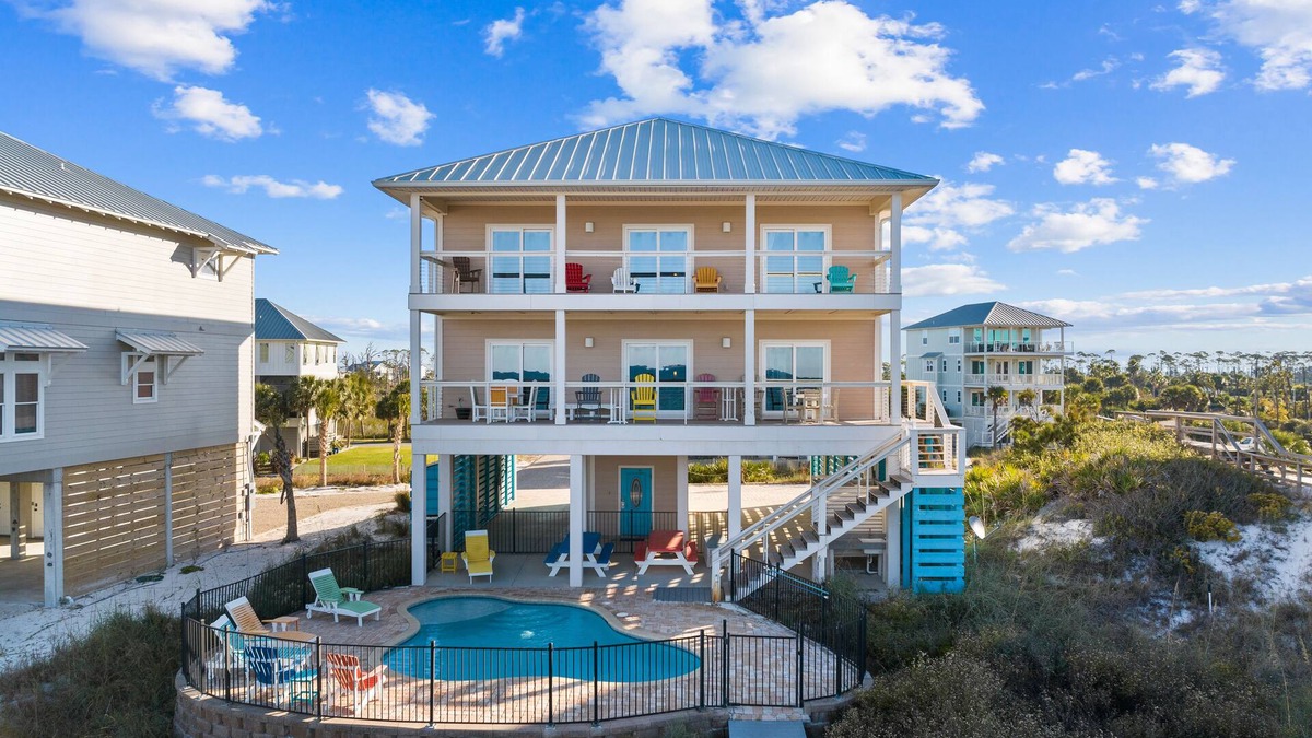 Port St. Joe House | Seaside SeaEsta: Charming Beachfront Home- Sleeps 14, Priv. Pool, Pet Friendly!