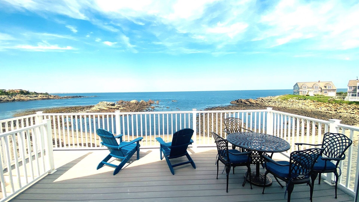 Ogunquit Villa | Seaside Serenity 2 Oceanfront Cottage with private beach Perkins Cove Ogunquit