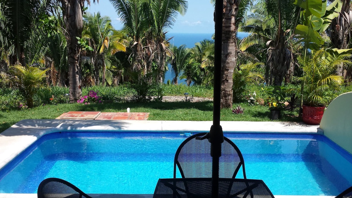 Chacala Villa | Secluded 2 bedroom duplex with private pool and gorgeous jungle and ocean views!