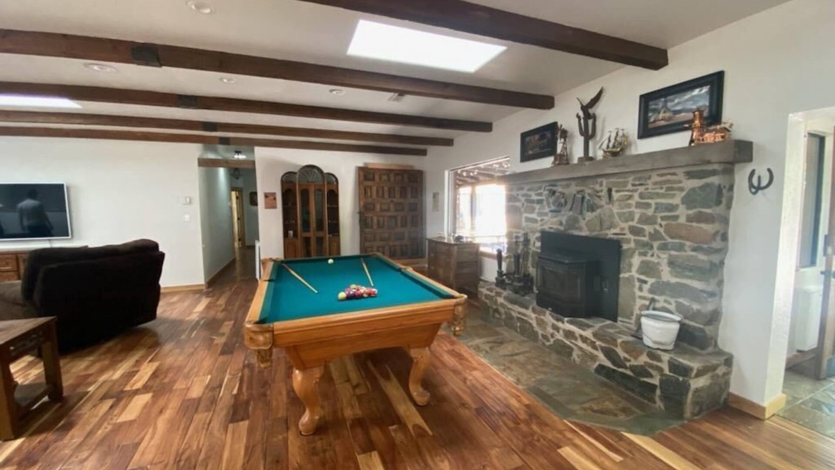 Groom Creek Cabin | Secluded 4BR Oasis with Pool, Ping Pong and Blackjack tables and Forest Access