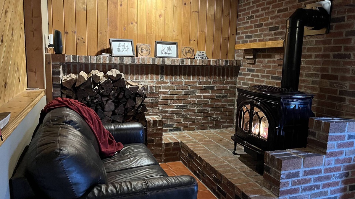 Rodman Apartment | Secluded Apartment Overlooking Ponds with Hot Tub, Fireplace and Game Room!