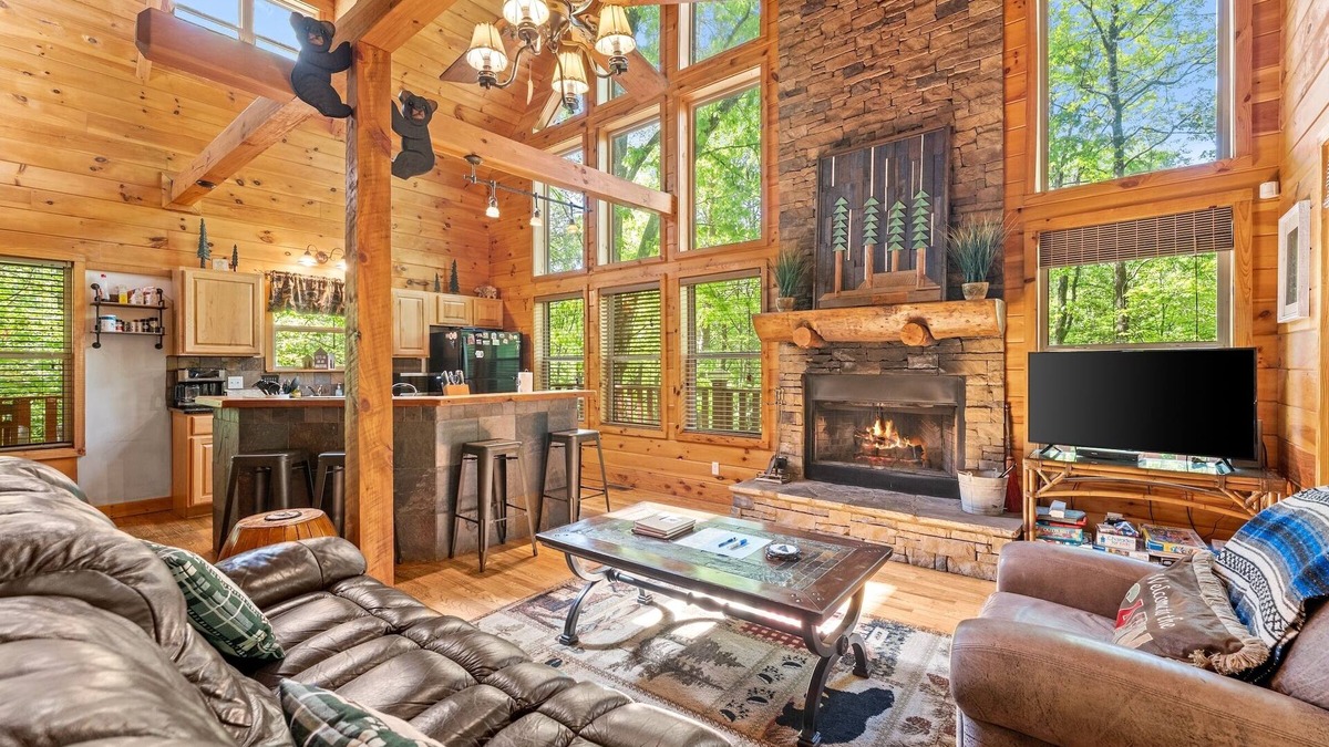 Helen Cabin | Secluded Cabin | Sauna | Hot Tub | Pet Friendly | Game Room | Wrap Around Deck