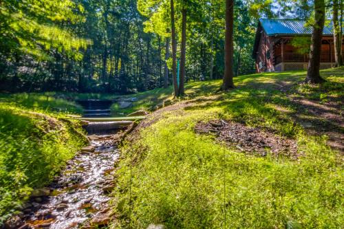 Blandburg House | Secluded Cabin with On-Site Creek and Trails!