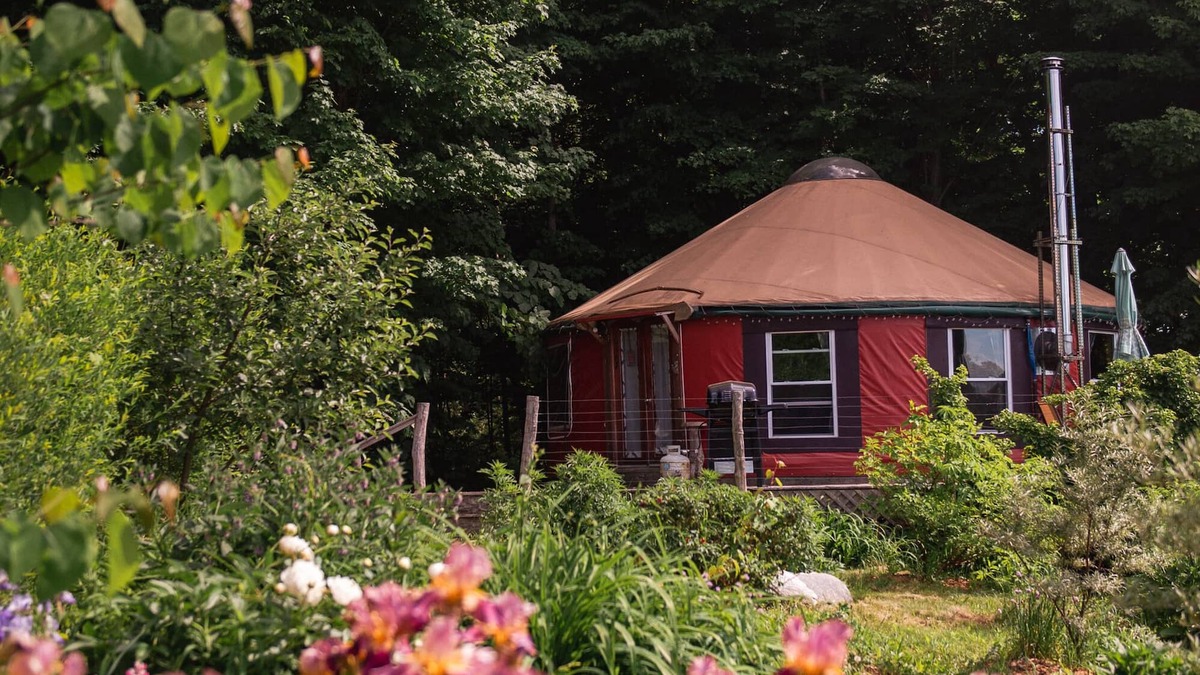 Trumansburg Cabin | Secluded, Clean Yurt, Retreat on a Forest Farm