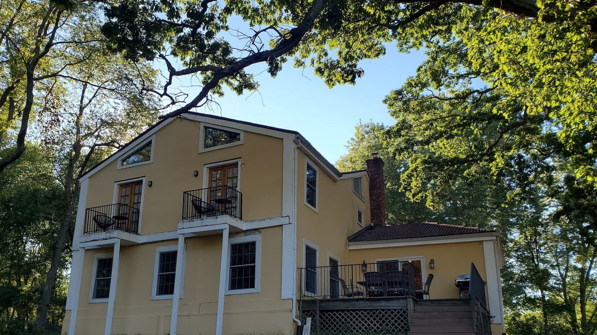 New Hampton Villa | Secluded Contemporary Home on 12-Acre Property!