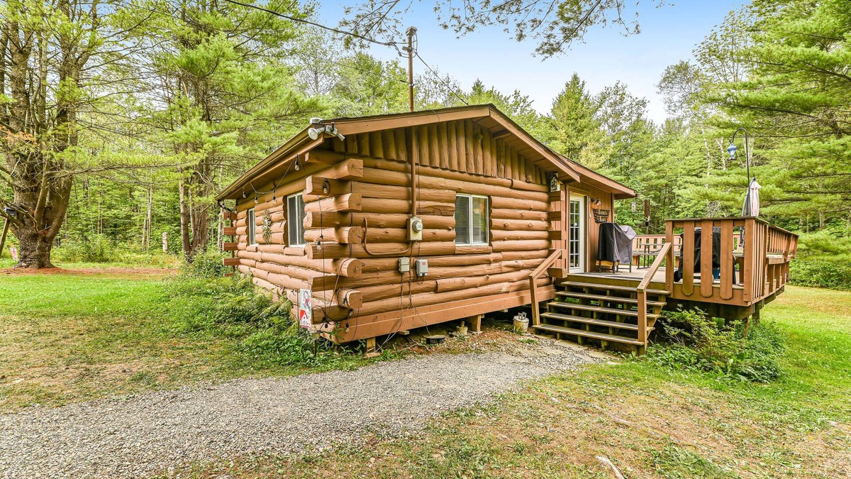 Prattsburgh Apartment | Secluded Dog-Friendly Studio w/Deck, Private Pond, Fireplace, Fast WiFi, Views
