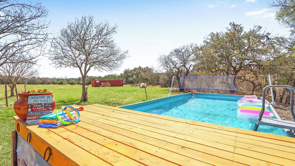 Blanco House | Secluded Hill Country Oasis: Pool, Spa, Sauna and Stargazing