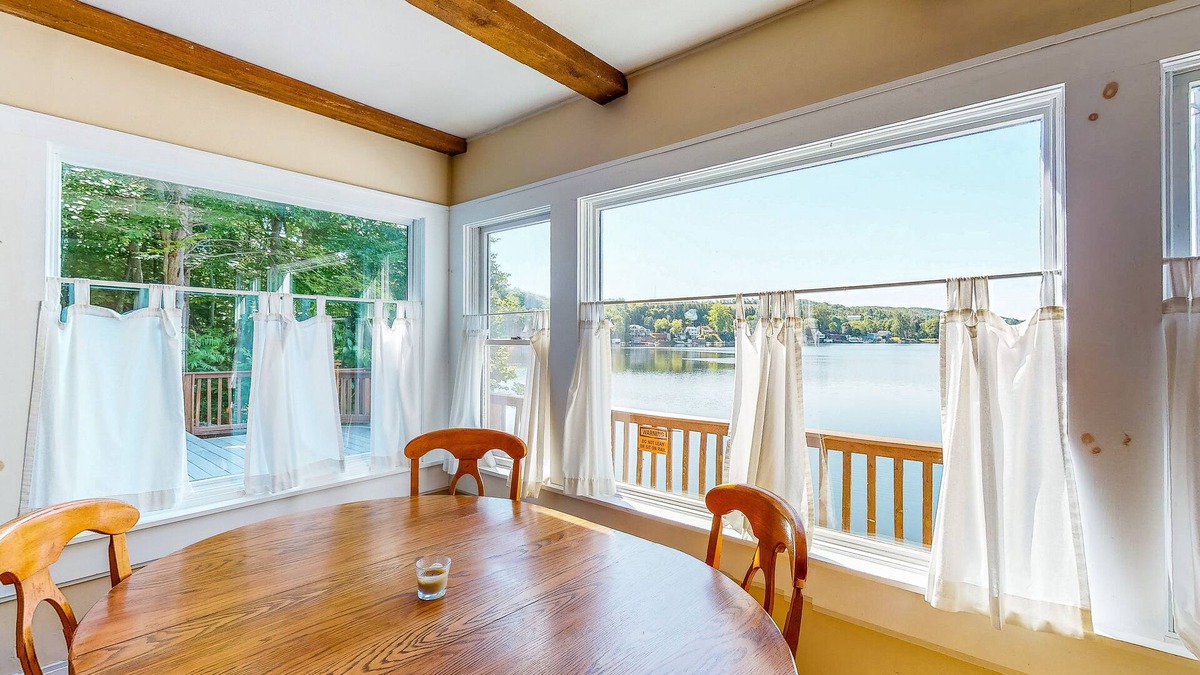 Cohocton House | Secluded Lakefront House with Private Dock and Spacious Deck - Dogs Welcome