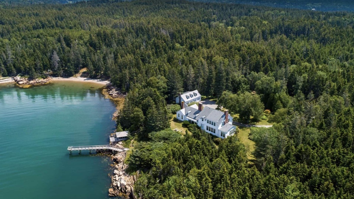 Deer Isle House | Secluded Oceanfront Home, with private beach and pier