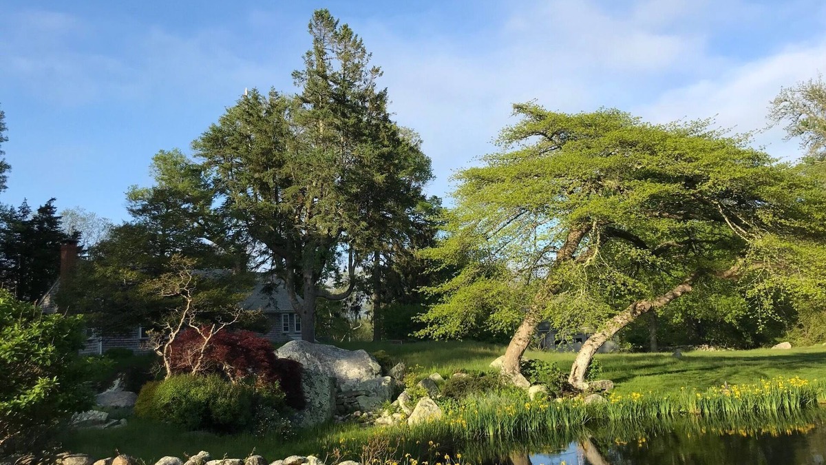 West Tisbury House | Secluded retreat in Seven Gates Farm on 7 Acres, Private Beach, Tennis, Pond