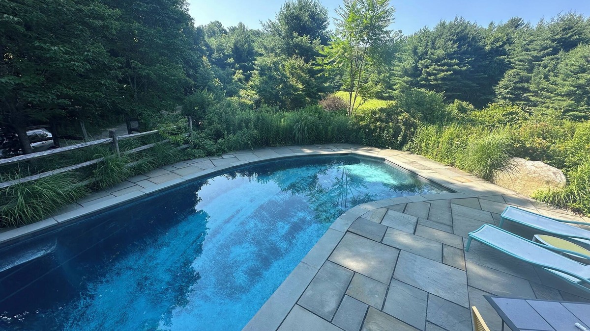 Cornwall Bridge House | Secluded retreat, 13 acres, solar, pool, river views, pet & child friendly