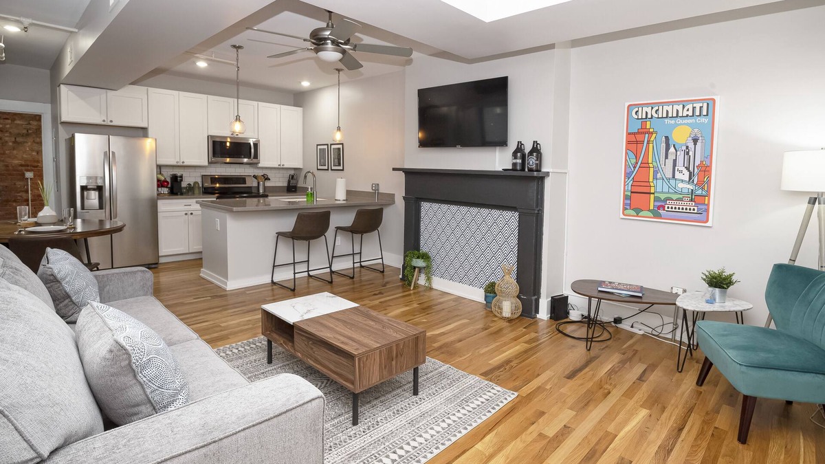 Over-the-Rhine Condo | Secluded & Spacious 1BR Condo – Central in OTR
