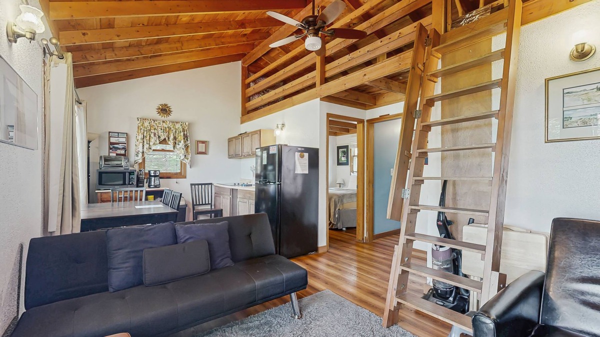 Stone Haven Cabin | Secluded Sunset Point mountain top cabin, wifi, Dish TV, firepit