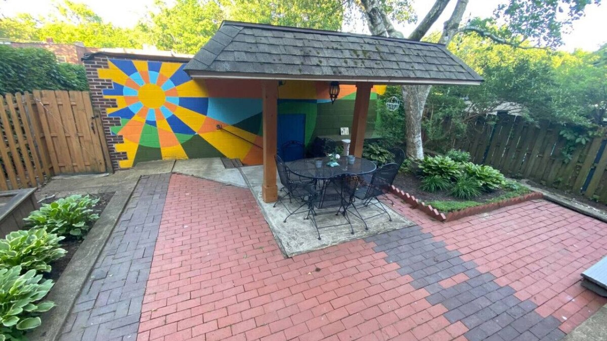 Wilkinsburg Apartment | Secret Garden by Frick Park with Garage Parking