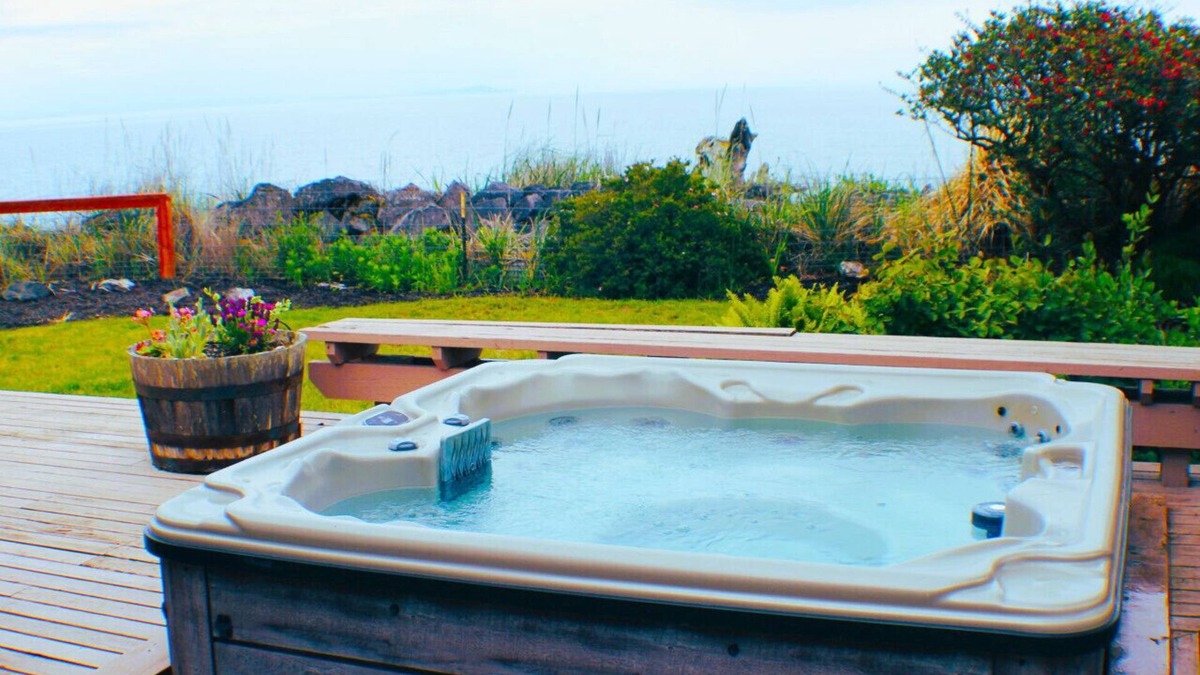 Sequim House | Secret Garden - Fabulous views of the Strait from the beach in Dungeness