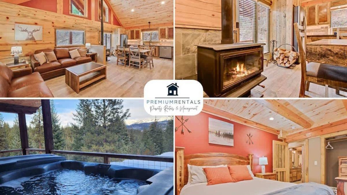 Garden Valley Cabin | Serene and cozy updated log cabin in the woods