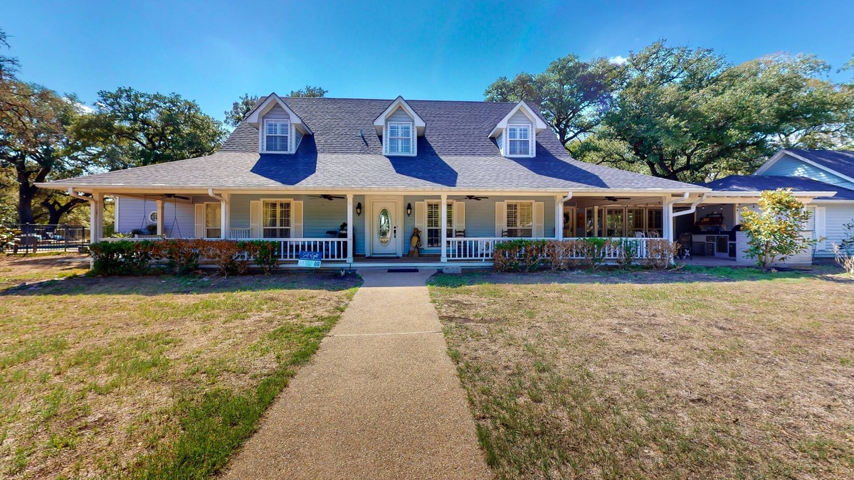 Valley Mills House | Serene and spacious ranch with a pool, outdoor kitchen, and walking trails