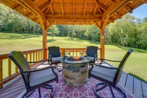 Squires House | Serene Ava Countryside Home with Deck and Fire Pit