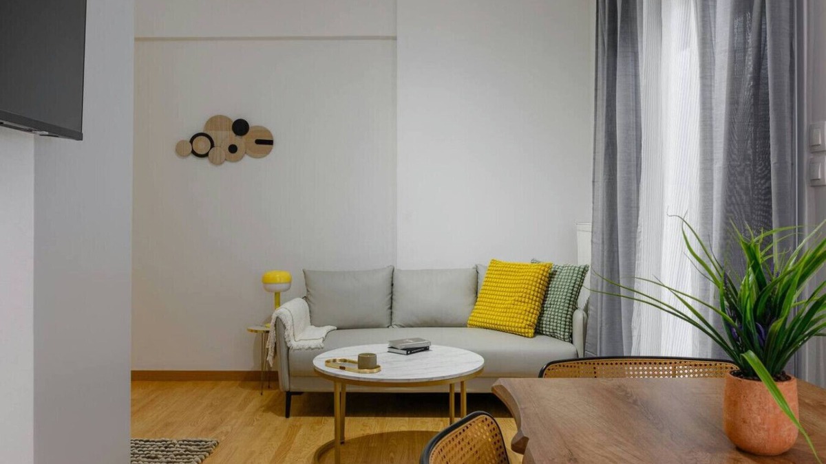 Athens Apartment | Serene City Hideaway with Balcony & Modern Comfort