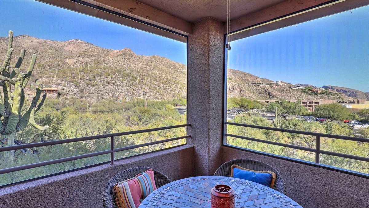 Tucson Condo | Serene Desert Escape w/Porch & Resort-Style Perks