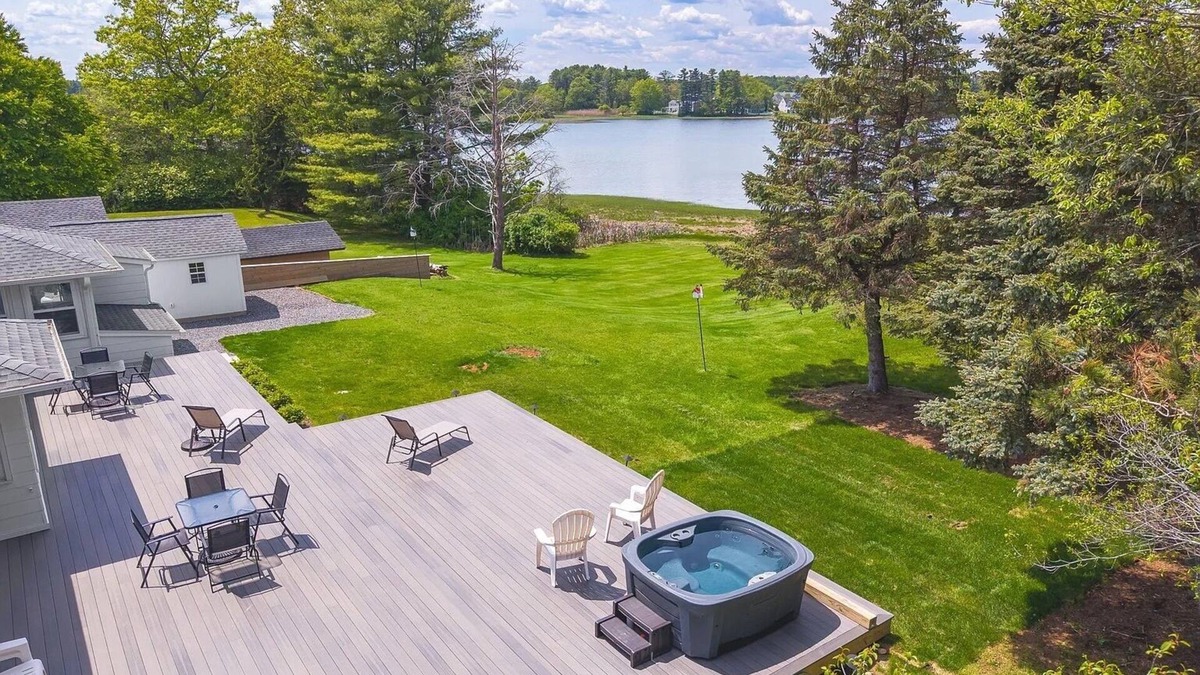 Kittery House | Serene & Family Friendly WaterView House, Hot Tub, 2 Living Areas!