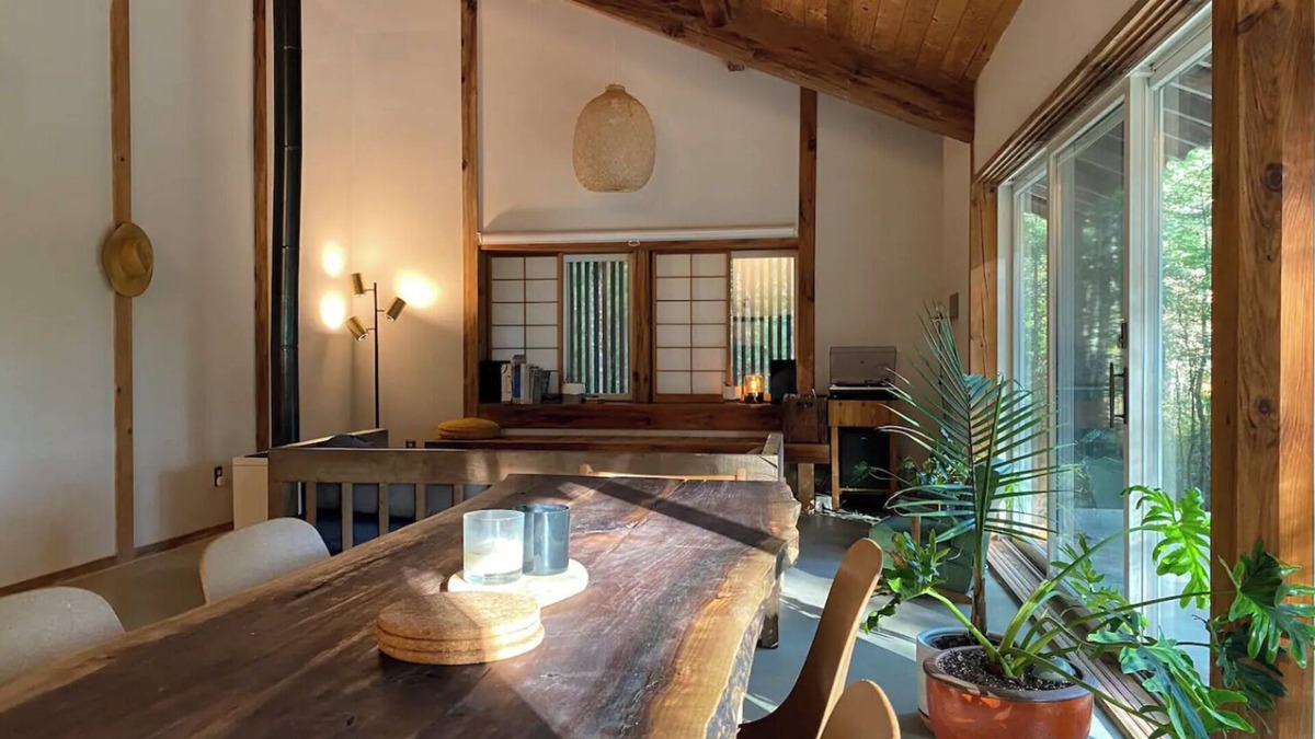 Kerhonkson House | Serene Japanese traditional crafted farmhouse acres of woodland.