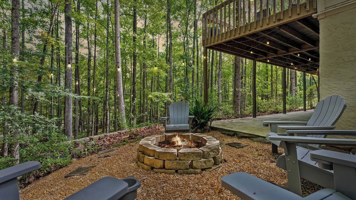 LaGrange House | Serene Lakefront Home: Private Dock, Expansive Decks, Game Room & Nature Views