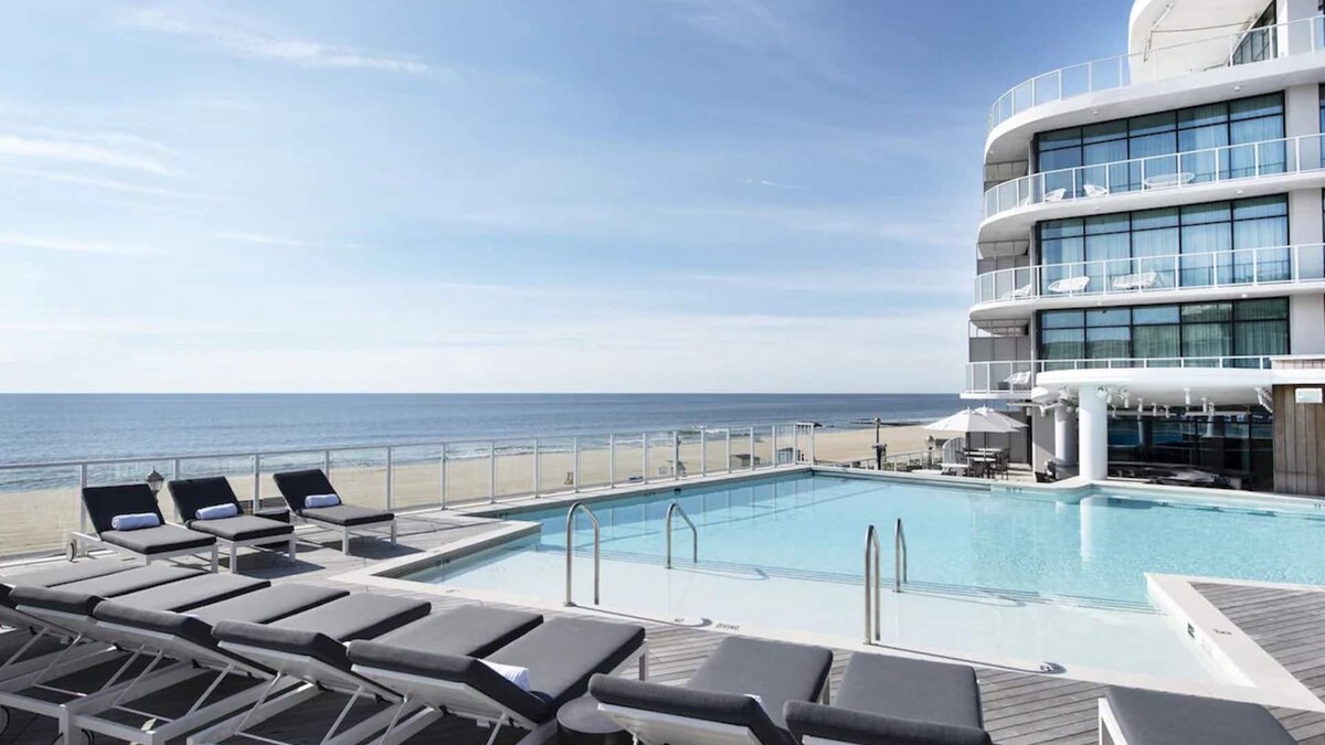 Long Branch House | Serene Oceanfront Stay with Modern Fitness Center & Bar | 2 Units
