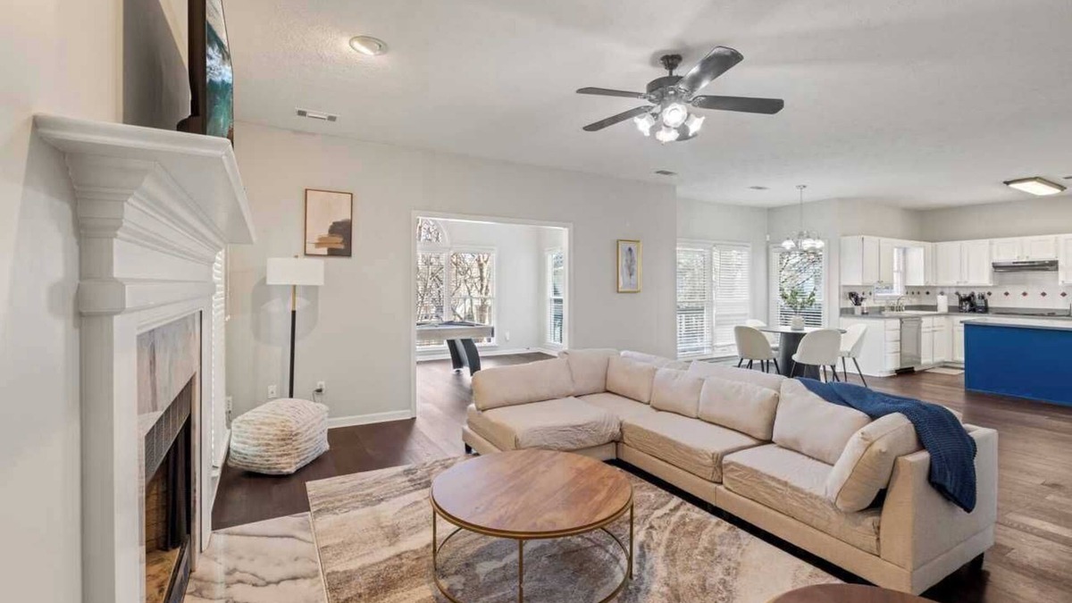 Johns Creek House | Serene Retreat in Alpharetta- 4BR Home w/Chef’s Kitchen & Private Patio #41937