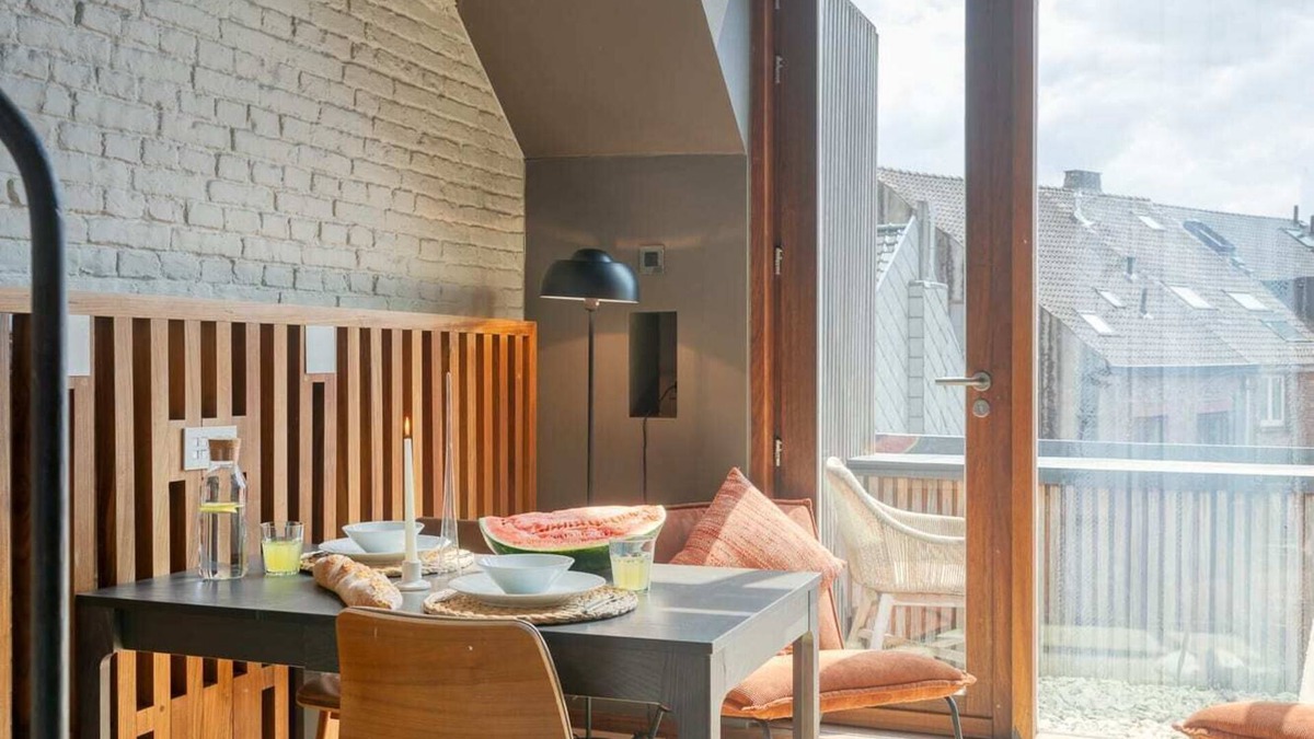 Ghent Apartment | Serene Studio Oasis with Balcony in Ghent
