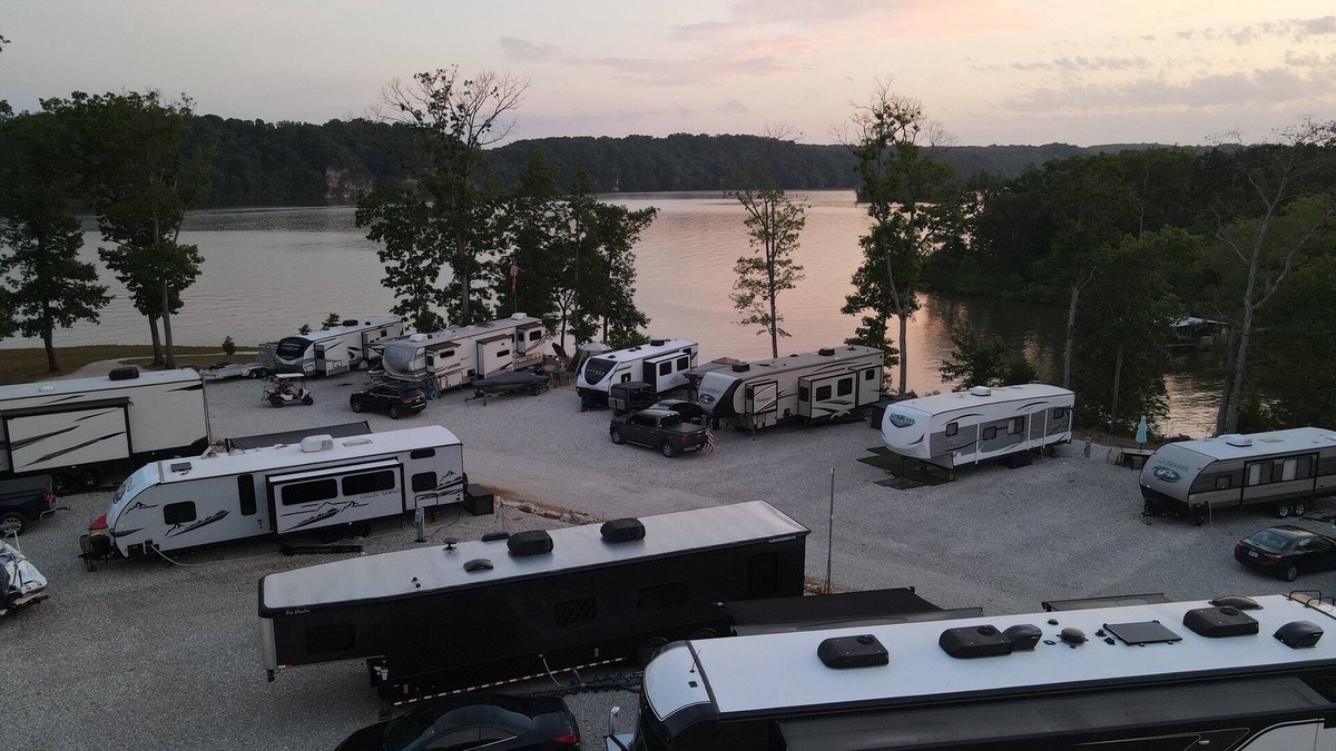 Stover House | Serenity at Sunny Beach RV Resort in the quiet part of the Ozarks