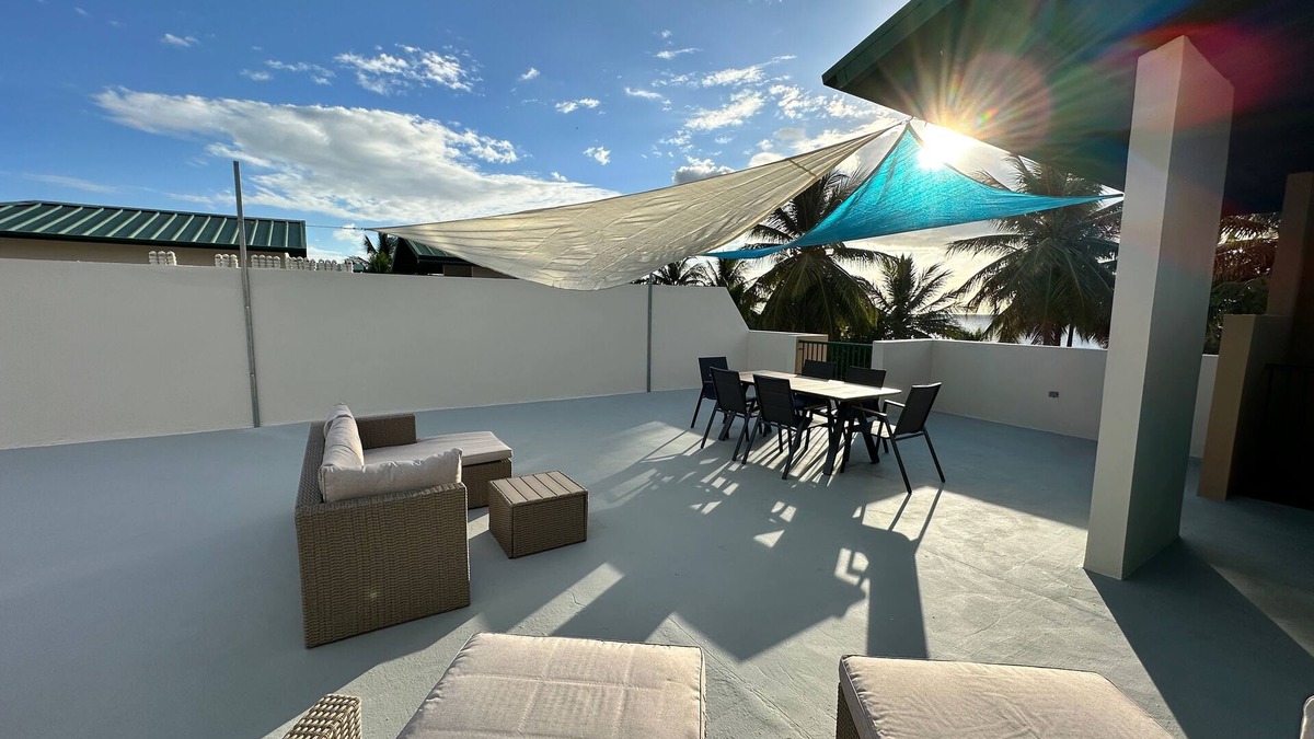 Miradero Condo | Serenity by the Sea – 3BR Penthouse with Semi-Private Beach, WiFi, full A/C